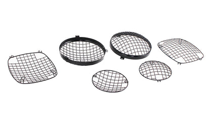 Jeep CJ Wire Mesh Guard Set 6 Pieces 76-86 CJ Powdercoat Black Kentrol-3