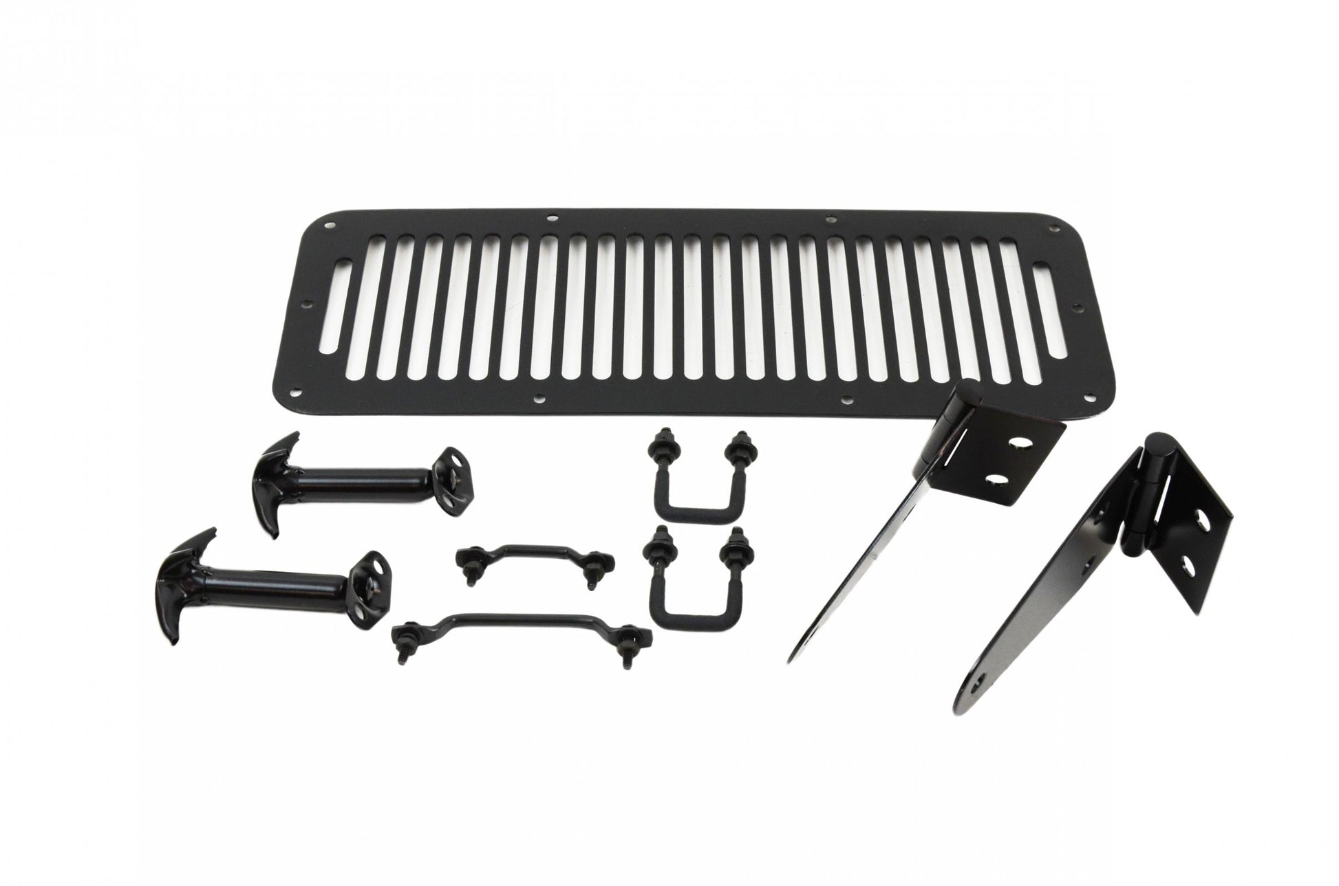 Kentrol Jeep CJ/YJ Hood Kit 78-95 CJ and Wrangler YJ Powdercoat Black Kentrol
