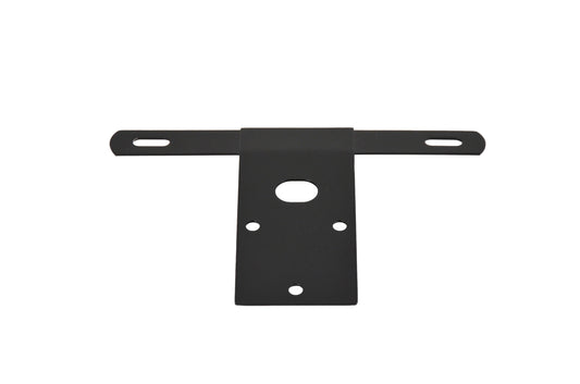 Kentrol Jeep CJ License Plate Bracket 76-86 CJ Powdercoat Black Kentrol