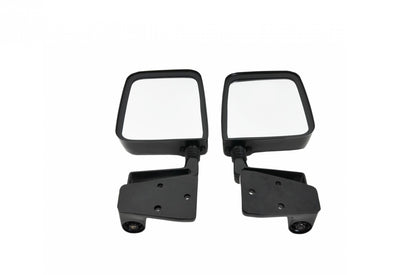 Jeep YJ/TJ Mirror Kit Pair 88-06 Wrangler YJ/TJ Powdercoat Black Kentrol-1