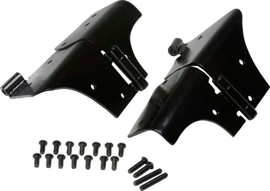 Kentrol Jeep TJ Windshield Hinge Pair 97-06 Wrangler TJ Powdercoat Black Kentrol