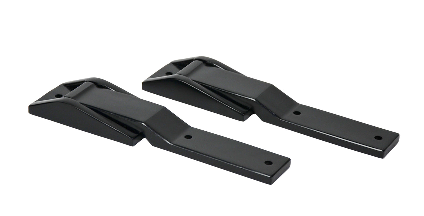 Kentrol Jeep TJ Tailgate Hinge Pair 97-06 Wrangler TJ Powdercoat Black Kentrol