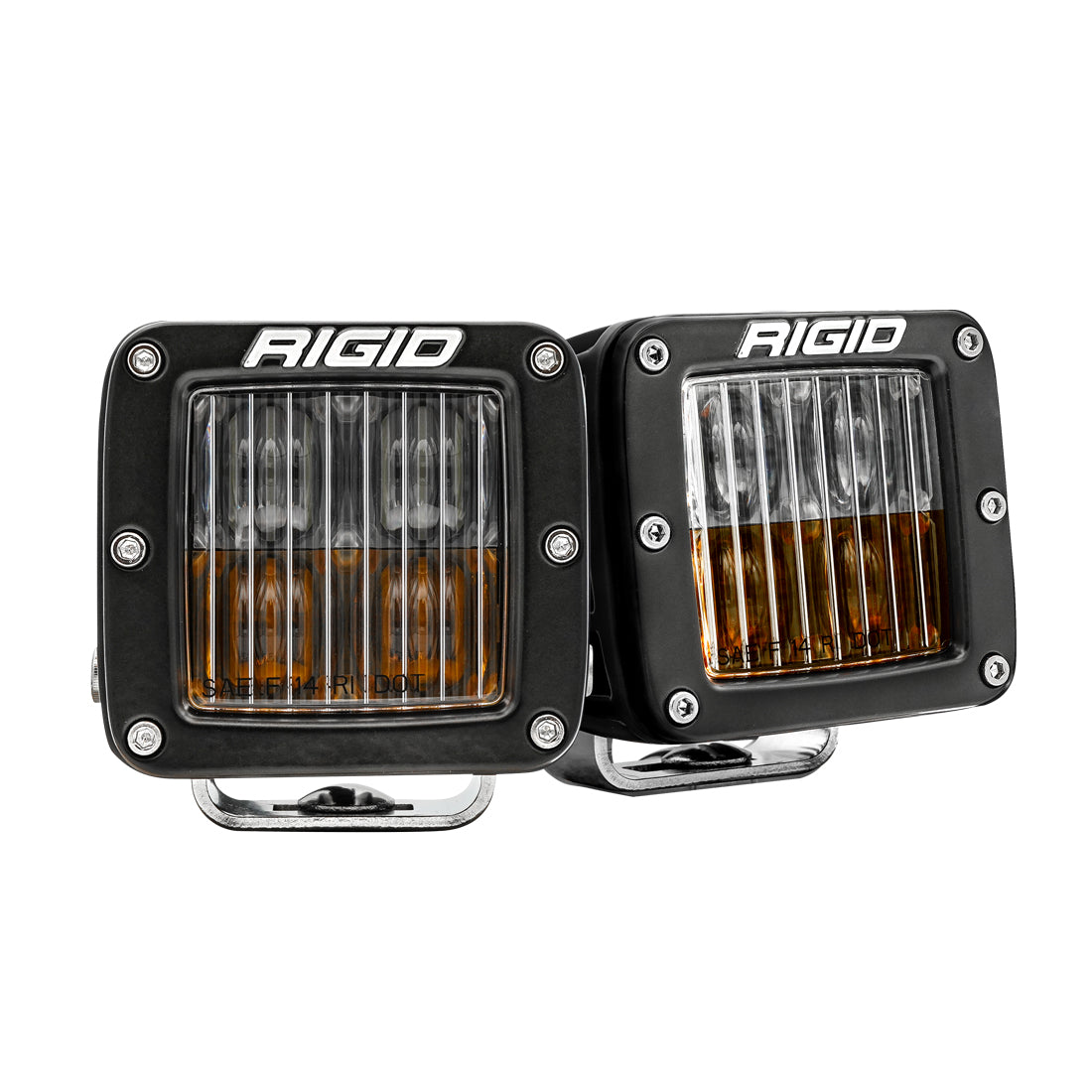 D-Series SAE Fog Yellow/White Pair Rigid Industries-2