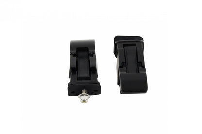 Jeep TJ Hood Catch Pair 97-06 Wrangler TJ Powdercoat Black Kentrol-1