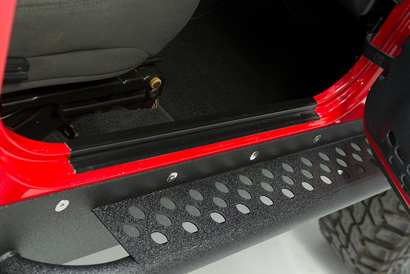 Kentrol Jeep TJ Entry Guards Pair 97-06 Wrangler TJ Powdercoat Black Kentrol