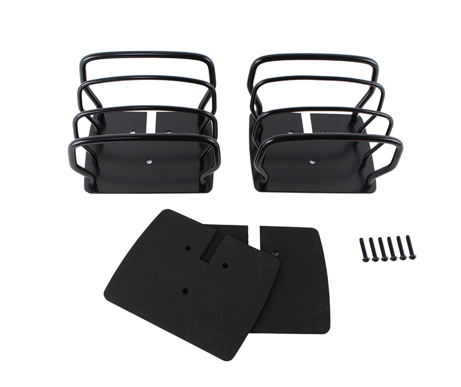 Kentrol JEEP CJ/YJ/TJ Taillight Guard Pair 76-06 CJ and Wrangler YJ/TJ Powdercoat Black Kentrol