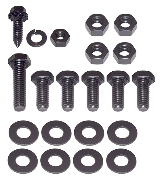 Kentrol Jeep CJ Battery Tray with support arm 76-86 CJ Powdercoat Black Kentrol