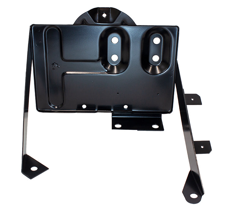 Kentrol Jeep CJ Battery Tray with support arm 76-86 CJ Powdercoat Black Kentrol