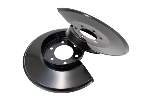 Kentrol Jeep CJ Disc Brake Dust Cover for 76-78 Jeep CJ Black Powdercoat Stainless Kentrol