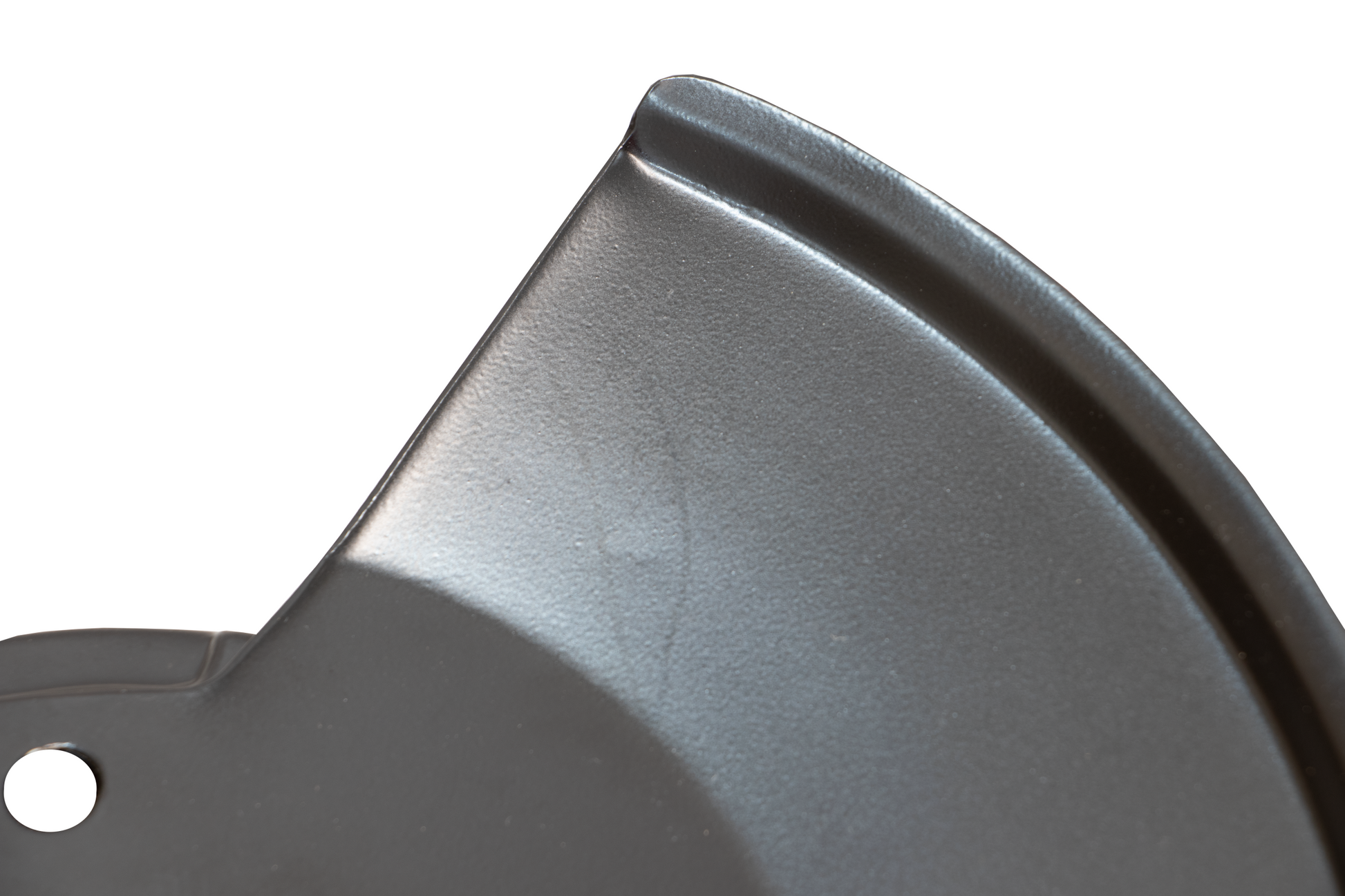 Jeep CJ Disc Brake Dust Cover for 76-78 Jeep CJ Black Powdercoat Stainless Kentrol-3