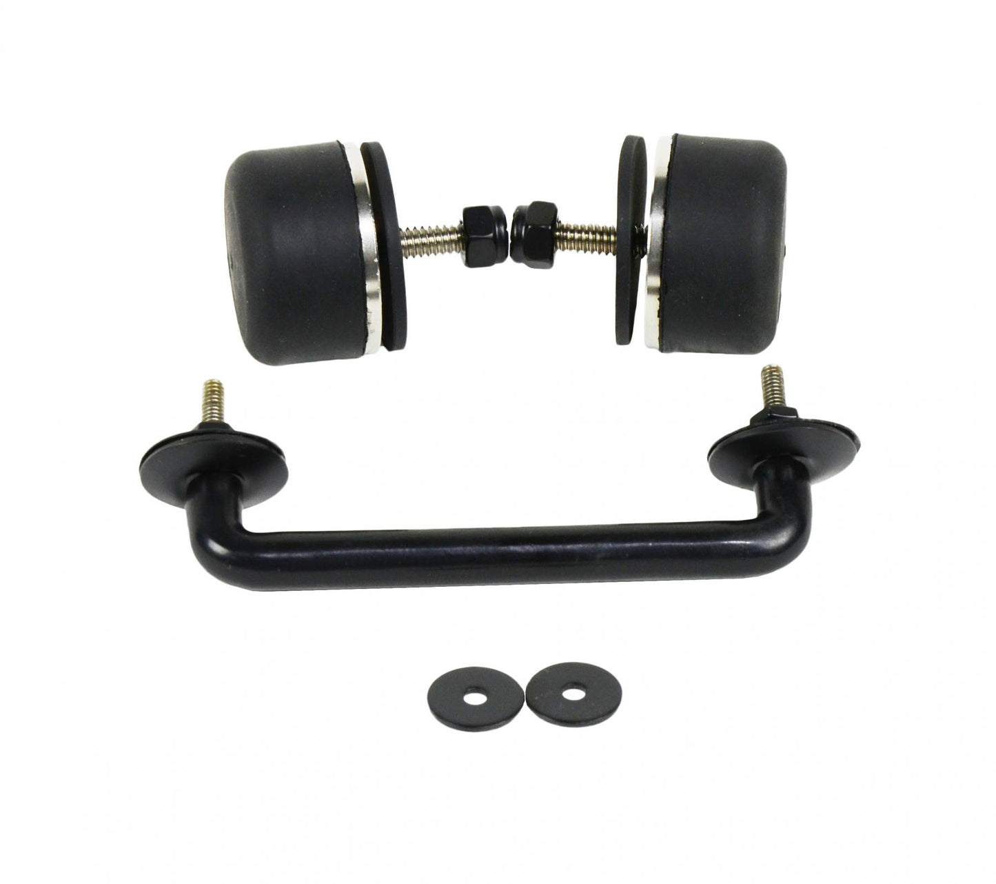 Kentrol Jeep TJ/JK Windshield Tie Down Kit 97-14 Wrangler TJ/JK Powdercoat Black Kentrol