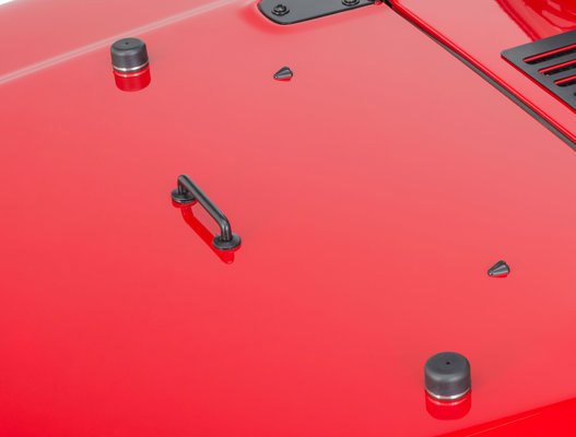 Kentrol Jeep TJ/JK Windshield Tie Down Kit 97-14 Wrangler TJ/JK Powdercoat Black Kentrol