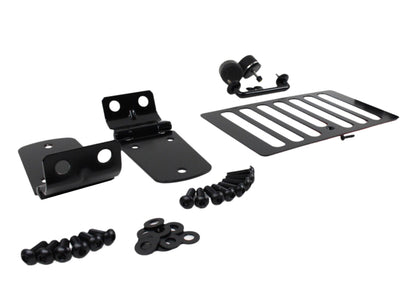 Jeep TJ Hood Kit Without Hood Catch 98-06 Wrangler TJ Powdercoat Black Kentrol-1