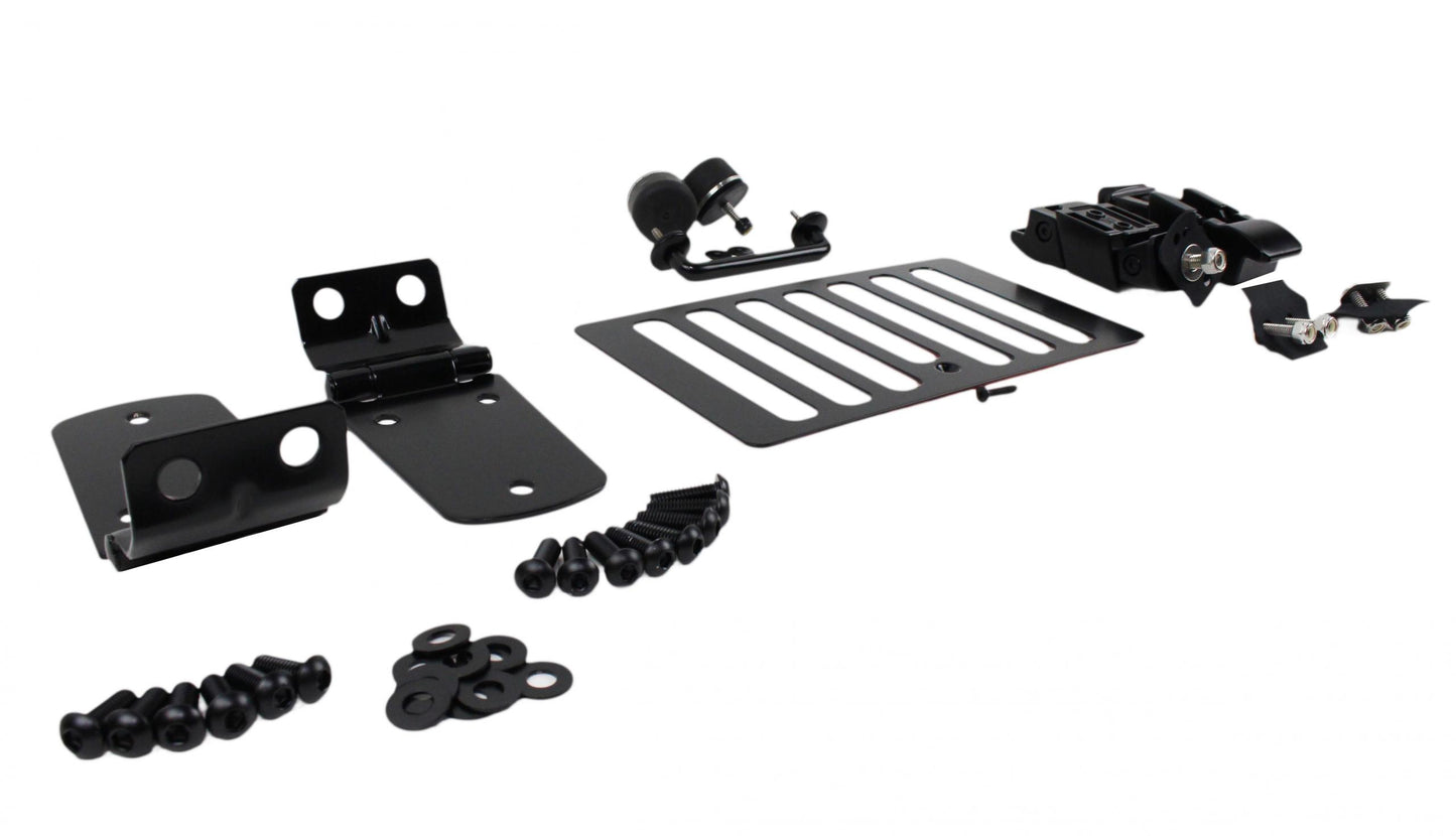 Kentrol Jeep TJ Hood Kit 98-06 Wrangler TJ Powdercoat Black Kentrol
