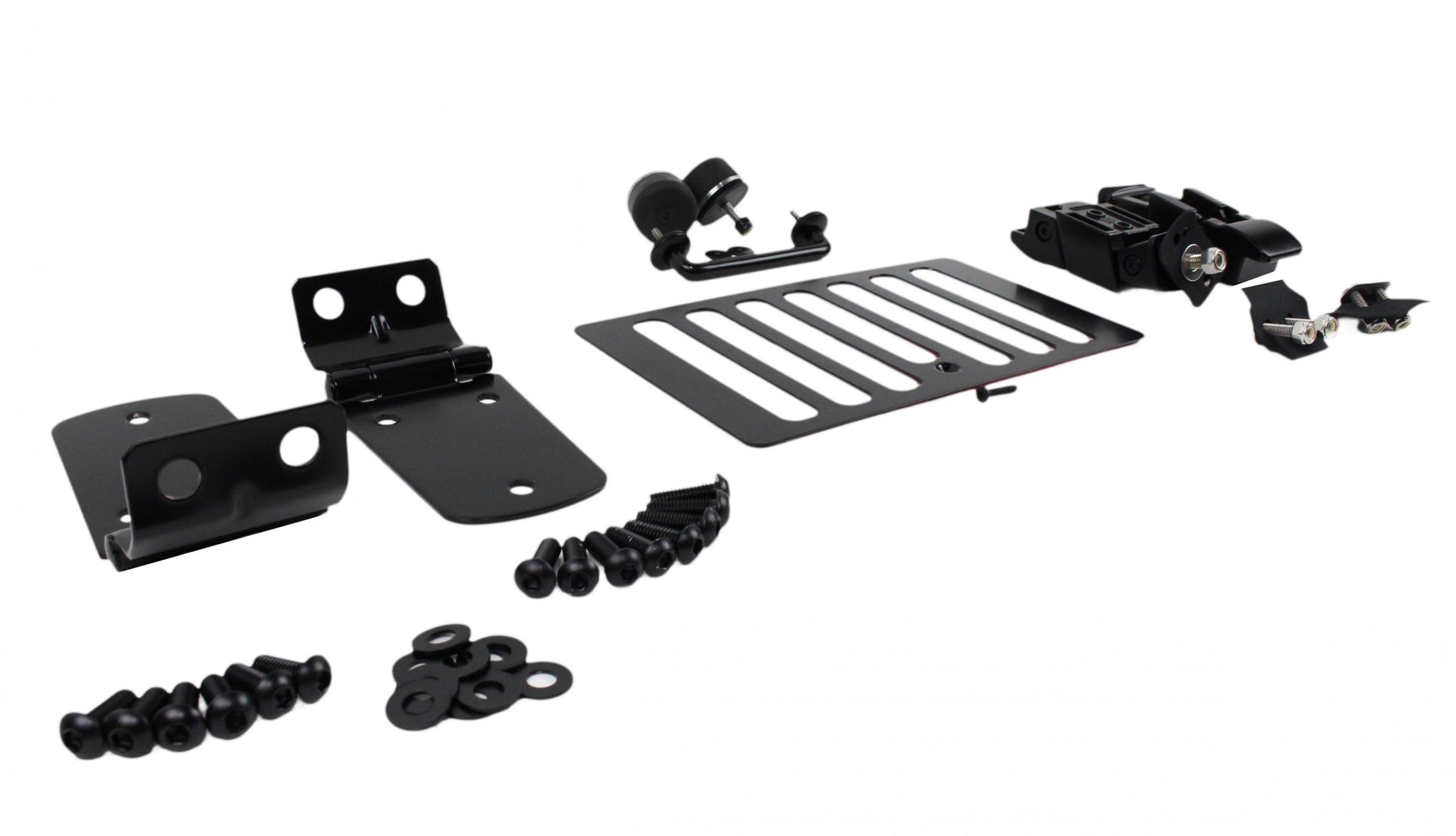 Kentrol Jeep TJ Hood Kit 98-06 Wrangler TJ Powdercoat Black Kentrol