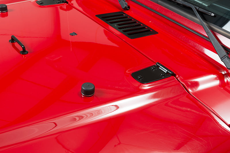 Kentrol Jeep TJ Hood Kit 98-06 Wrangler TJ Powdercoat Black Kentrol