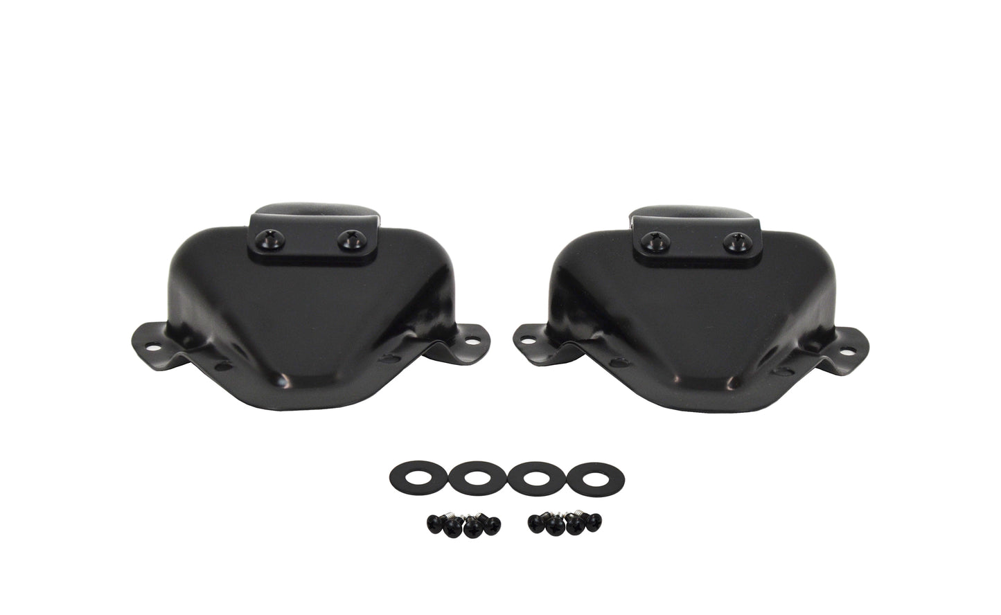 Kentrol Jeep CJ/YJ Interior Door Latch Brackets Pair 81-95 CJ and Wrangler YJ Powdercoat Black Kentrol