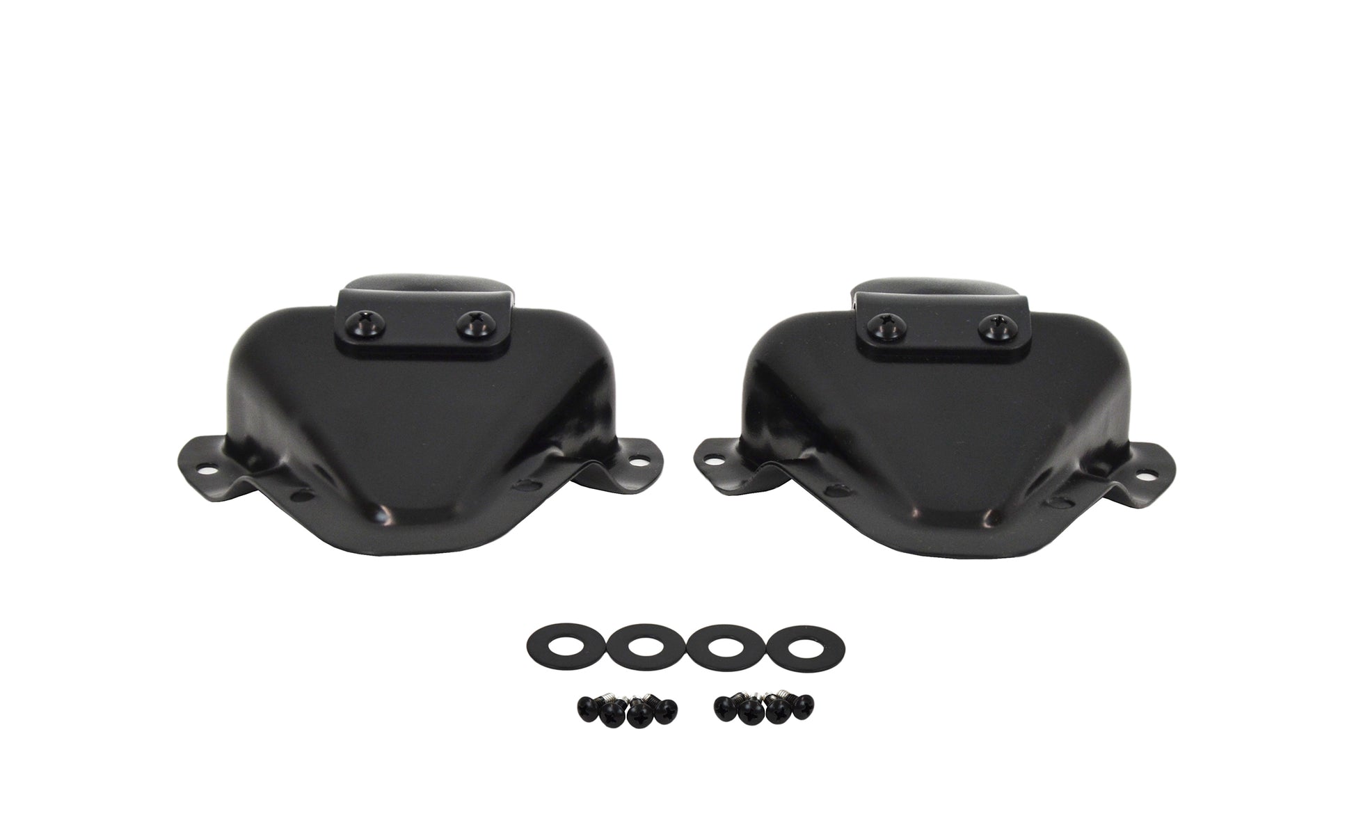 Kentrol Jeep CJ/YJ Interior Door Latch Brackets Pair 81-95 CJ and Wrangler YJ Powdercoat Black Kentrol