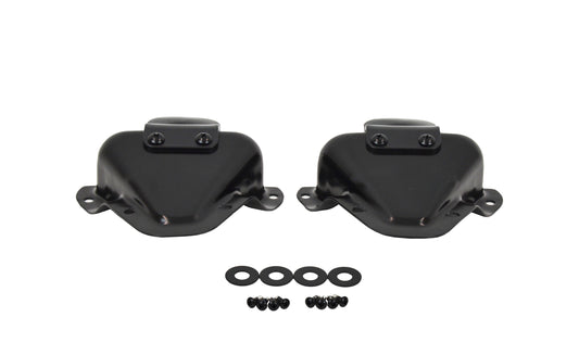 Kentrol Jeep CJ/YJ Interior Door Latch Brackets Pair 81-95 CJ and Wrangler YJ Powdercoat Black Kentrol