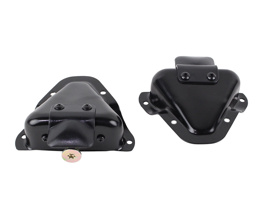 Kentrol Jeep CJ/YJ Interior Door Latch Brackets Pair 81-95 CJ and Wrangler YJ Powdercoat Black Kentrol
