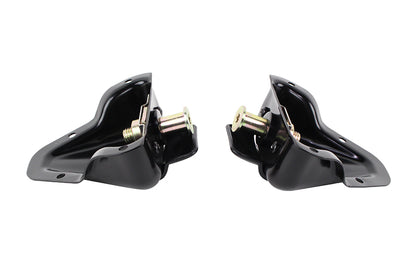 Jeep CJ/YJ Interior Door Latch Brackets Pair 81-95 CJ and Wrangler YJ Powdercoat Black Kentrol-3