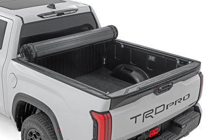 Hard Roll Up Bed Cover 5 Foot 7 Inch Bed Toyota Tundra 2WD/4WD (2022-2026) Rough Country-1