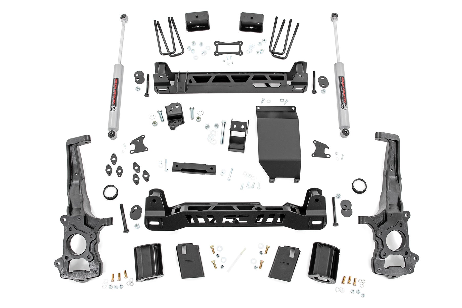 6 Inch Lift Kit Aluminum Knuckles Ford Ranger 4WD (2019-2023) Rough Country