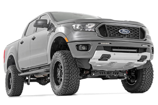 6 Inch Lift Kit Aluminum Knuckles Ford Ranger 4WD (2019-2023) Rough Country-1