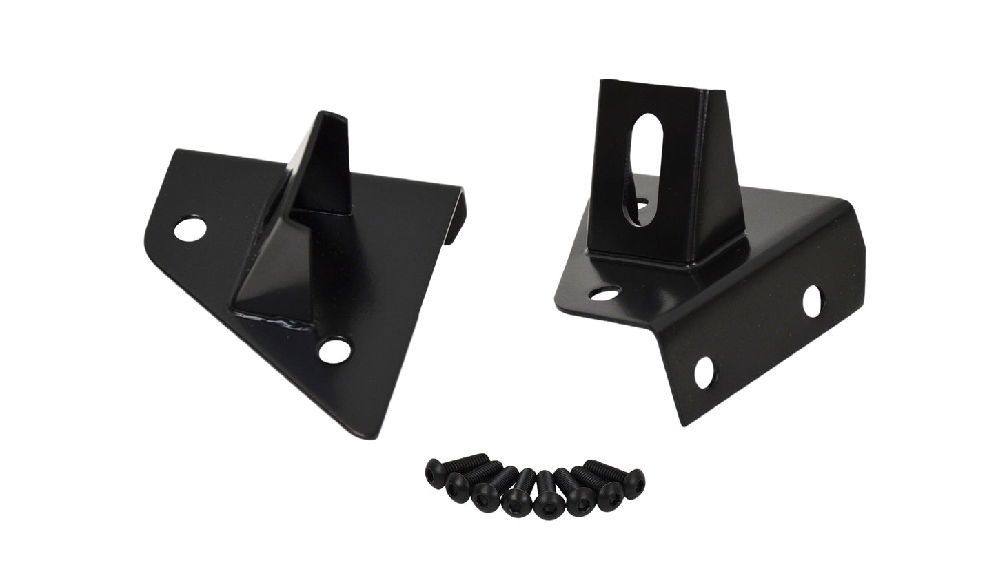 Kentrol Jeep CJ/YJ Light Bracket Pair 76-95 CJ and Wrangler YJ Powdercoat Black Kentrol