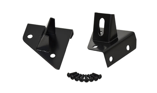 Kentrol Jeep CJ/YJ Light Bracket Pair 76-95 CJ and Wrangler YJ Powdercoat Black Kentrol