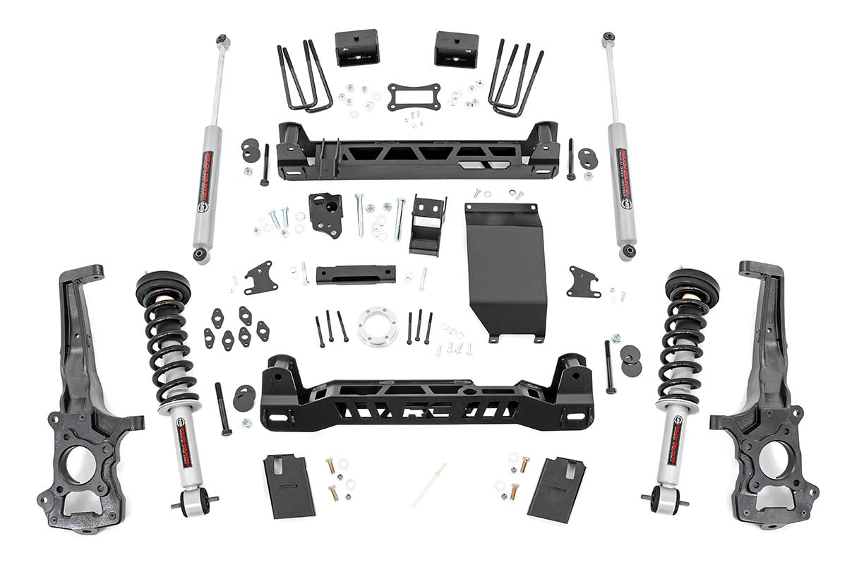 Rough Country Ranger 6 Inch Suspension Lift Kit w/N3 Struts For 19-Pres Ford Ranger 4WD Rough Country