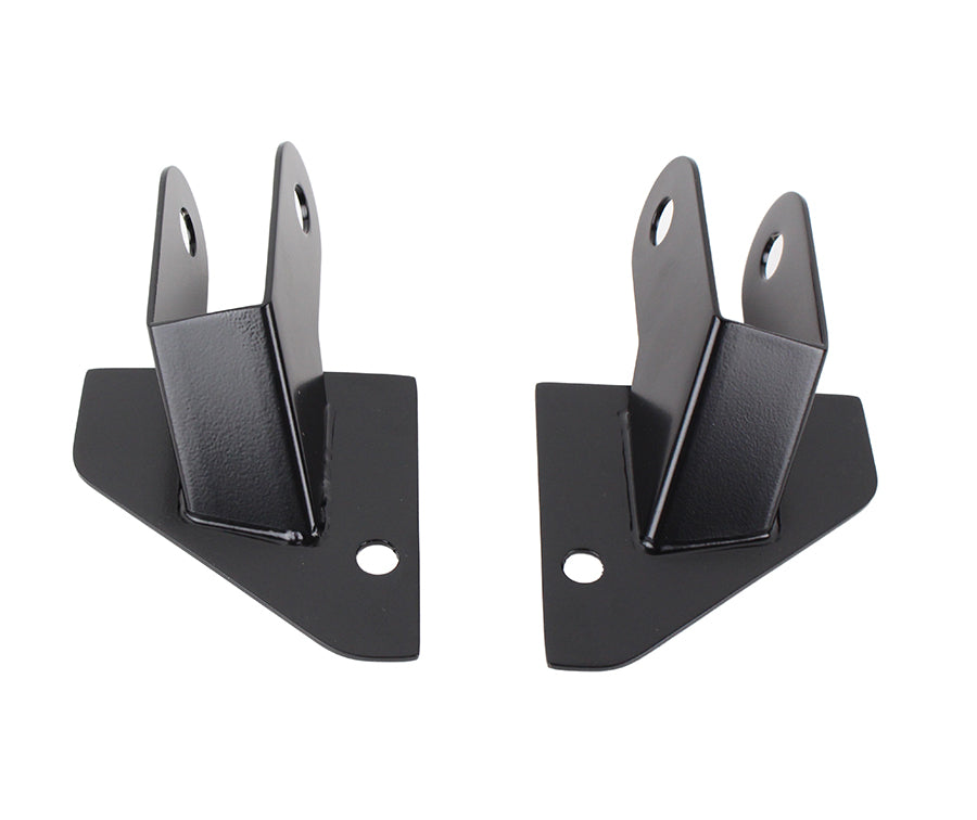Kentrol Jeep YJ Mirror Relocation Bracket Pair 87-95 Wrangler TJ Powdercoat Black Kentrol