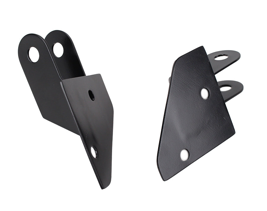 Kentrol Jeep YJ Mirror Relocation Bracket Pair 87-95 Wrangler TJ Powdercoat Black Kentrol