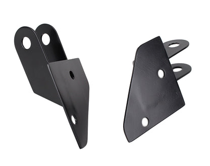 Jeep YJ Mirror Relocation Bracket Pair 87-95 Wrangler TJ Powdercoat Black Kentrol-3