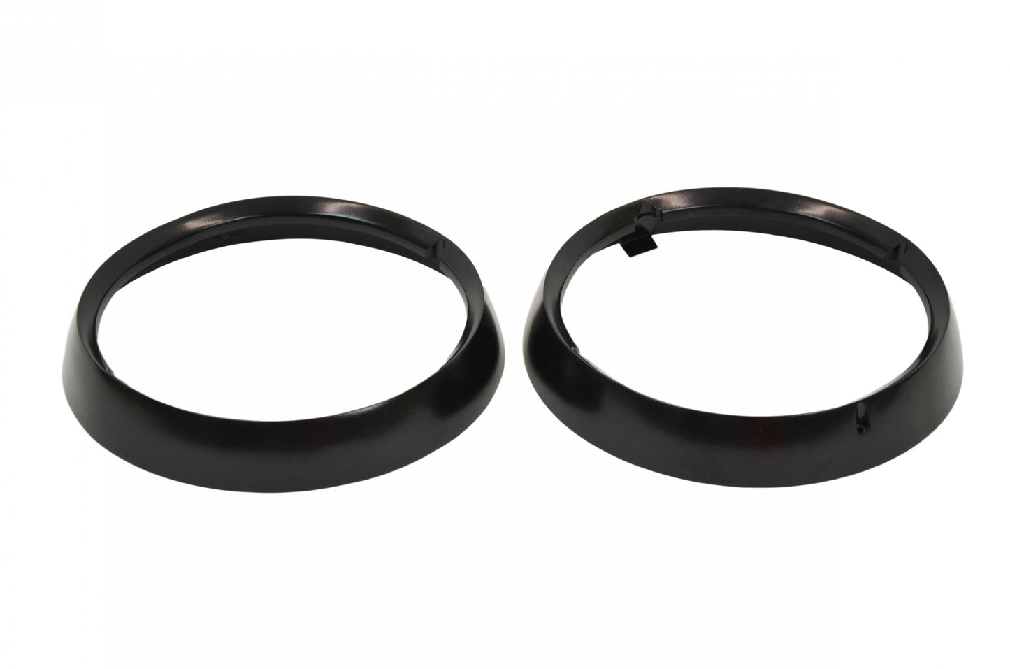 Kentrol Jeep CJ Headlight Bezels Pair 72-86 CJ Powdercoat Black Kentrol