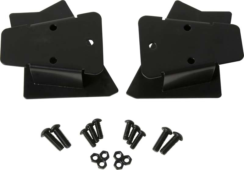 Kentrol Jeep TJ Mirror Relocation Bracket Pair 03-06 Wrangler TJ Powdercoat Black Kentrol