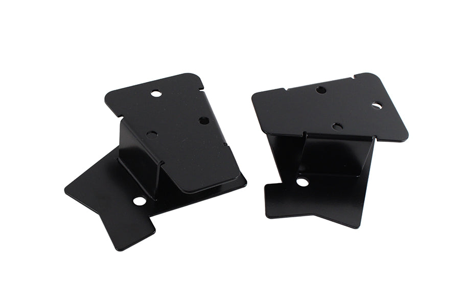 Kentrol Jeep TJ Mirror Relocation Bracket Pair 03-06 Wrangler TJ Powdercoat Black Kentrol