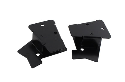 Jeep TJ Mirror Relocation Bracket Pair 03-06 Wrangler TJ Powdercoat Black Kentrol-1