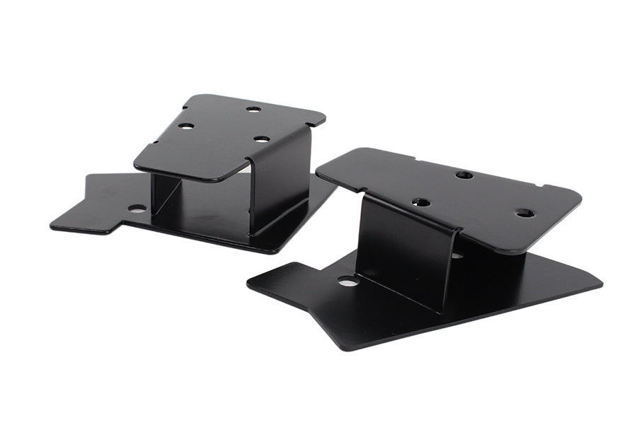 Kentrol Jeep TJ Mirror Relocation Bracket Pair 03-06 Wrangler TJ Powdercoat Black Kentrol
