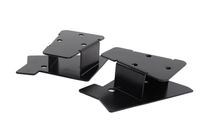 Jeep TJ Mirror Relocation Bracket Pair 03-06 Wrangler TJ Powdercoat Black Kentrol-2