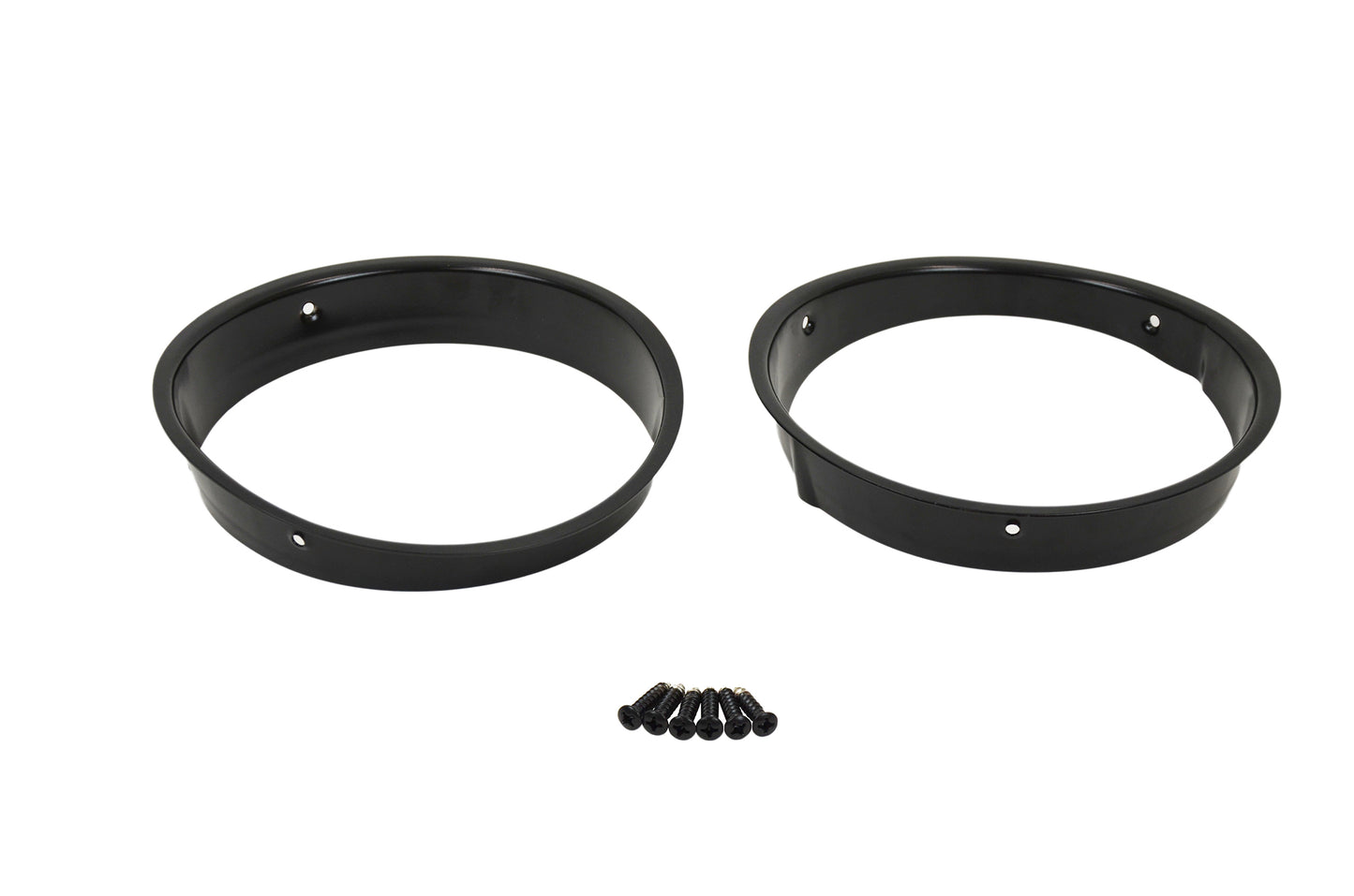 Kentrol Jeep TJ Headlight Bezels Pair 97-06 Wrangler TJ Powdercoat Black Kentrol