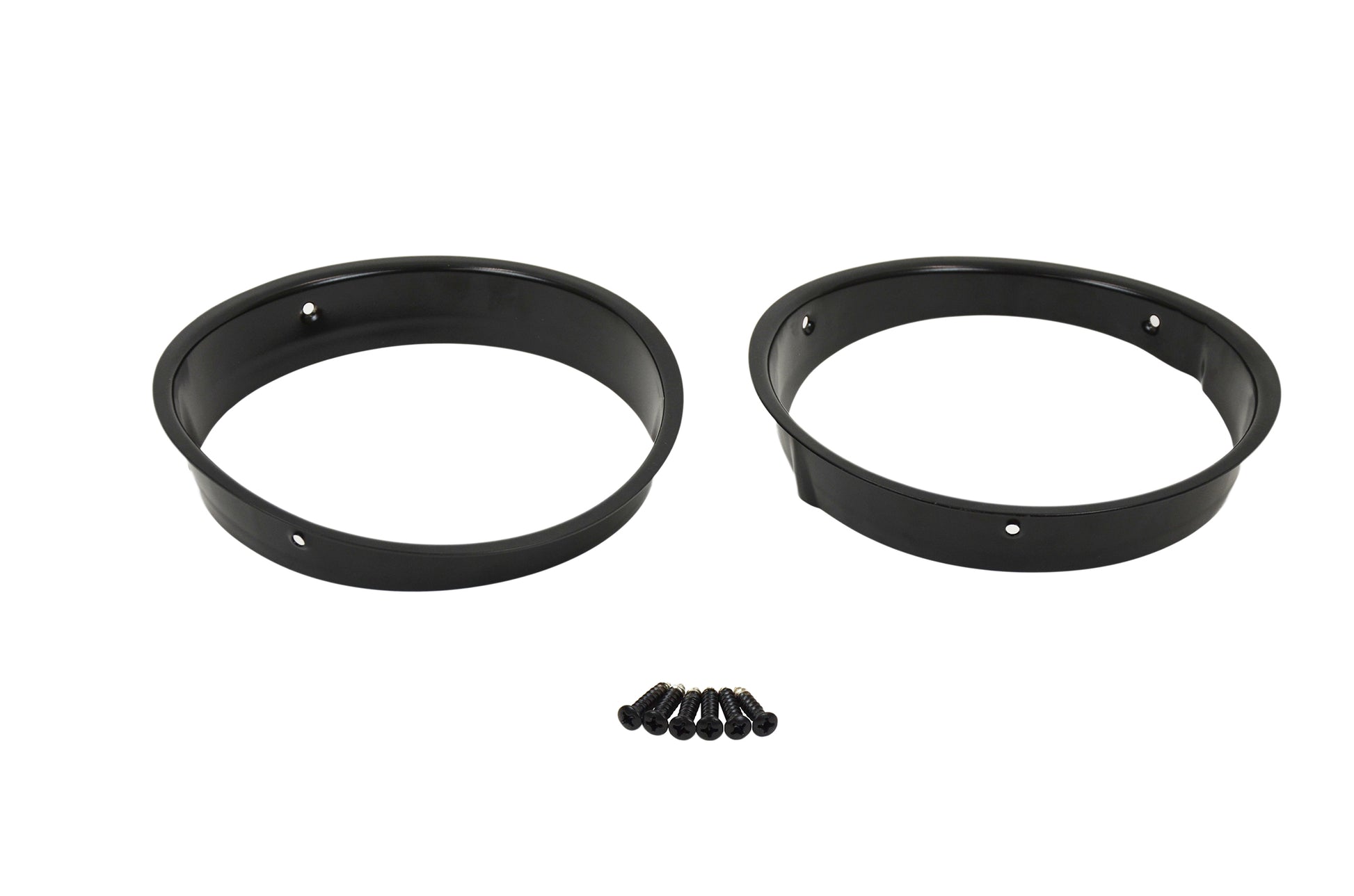 Kentrol Jeep TJ Headlight Bezels Pair 97-06 Wrangler TJ Powdercoat Black Kentrol