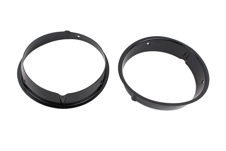 Kentrol Jeep TJ Headlight Bezels Pair 97-06 Wrangler TJ Powdercoat Black Kentrol