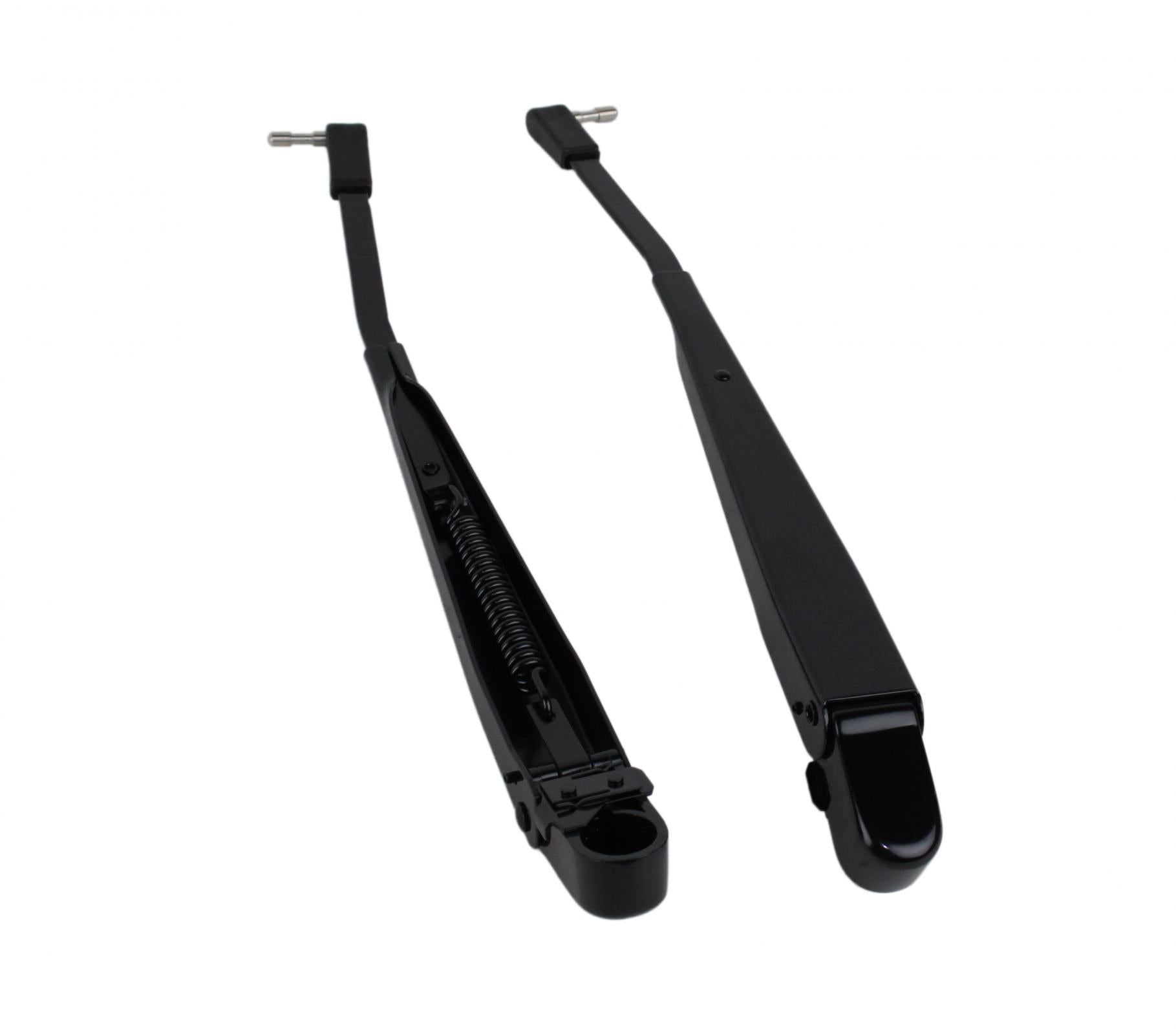 Kentrol Jeep YJ Windshield Wiper Arms Pair 87-95 Wrangler TJ Powdercoat Black Kentrol