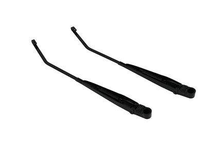 Jeep TJ Windshield Wiper Arms Pair 97-06 Wrangler TJ Powdercoat Black Kentrol-1