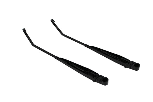 Jeep TJ Windshield Wiper Arms Pair 97-06 Wrangler TJ Powdercoat Black Kentrol-1
