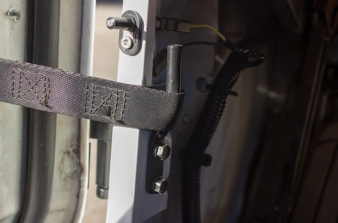 Kentrol Jeep CJ/YJ Door Strap Pins Pair 76-95 CJ and Wrangler YJ Powdercoat Black Kentrol