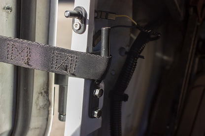 Jeep CJ/YJ Door Strap Pins Pair 76-95 CJ and Wrangler YJ Powdercoat Black Kentrol-5