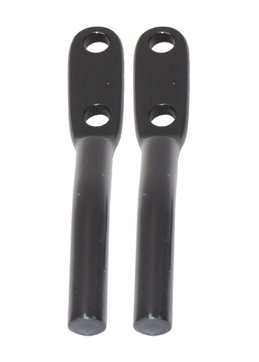 Jeep TJ Door Strap Pins Pair 97-06 Wrangler TJ Powdercoat Black Kentrol-1