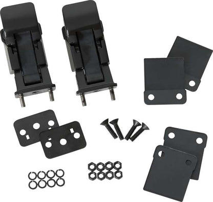 Jeep CJ/YJ Hood Kit With TJ Style Hood Catch 78-95 CJ and Wrangler YJ Powdercoat Black Kentrol-1